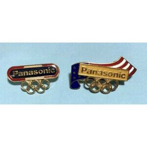 2  PANASONIC OLYMPIC Pins,Olympic sponsor pins